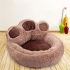Nowy moda urocze łóżko dla psów ocieplenie psa koty szczeniaki zima miękkie gniazdo krótka pluszowa sofa poduszka do domu produkty domowe 6956538