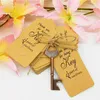 Key Bottle opener wed souvenir Christmas party suppliers wedding favor Guest gift keychain novelty hot sell