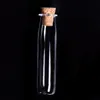 Lovely Small Glass Bottle Tiny Clear Empty Glass Wishing Message Vial With Cork Stopper 25mm Mini Container