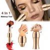 goldenrose gouden Professionele Make-up Kwasten Wenkbrauw Eyeliner Concealer Foundation Blush Poeder Make-up Tool Cosmetisch 4 in 19831695