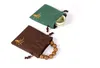 Portable Orchid Linen Velvet Drawstring Bag Jewelry Travel Pouch Thicken Cloth Storage Bag Jewellery Gift Bags 2pcs/lot