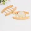 Ladder Shape Soap Box Natural Chinese Cherry Soap Tray Manual Wooden Home Bathroom Supplies Sturdy And Durable Soap Holder