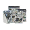 Sac d'emballage à fermeture éclair en papier d'aluminium refermable couleur Laser Star Mylar Food Grocery Retails Sac d'emballage LX2960