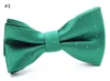 2019 Moda Stripe bowtie 15 colores 12 * 6 cm bowknot spots bow Tie Conjunto de corbata de hombre para el día del padre Regalo de Navidad de bowtie para hombres