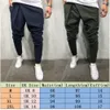 Hommes pantalons irréguliers décontractés pantalons minces 2019 nouveau solide course Joggers Gym pantalons de survêtement longs M-2xl C19040801