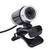 HD WebCam Webカメラ360度デジタルビデオUSB 480p 720p PC Webカメララップトップデスクトップコンピューターアクセサリー5487846用マイク付きWebCam