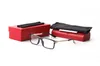 Myopia Eyewear Computer Spectacle Men Square eyeglasses metal legs glasses clear lens optical frame eyewear Oculos with box9519967