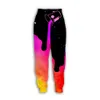 Space Galaxy Milk Dripping 3D Print Damen Herren Joggerhose y07