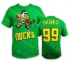 NWT 2019 Mighty Ducks Tees 96 Conway 99 Banks 44 Reed T-shirt Billiga Hockey Tshirts Tryckta logotyper Big Tall Banner Bra Quanlity Size S-3XL