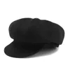 2019 Trendy dames papieren stro krantenkapjes lente zomer buiten zonbeveiliging pet dame ademende achthoekige vizier cap sunhat3546220