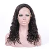 Perucas de cabelo humano brasileiro para mulheres cor natural cor de onda profunda de onda profunda peruca frontal com cabelo de bebê