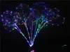 LED Flashing Balloons Night Lighting Bobo Ball Multicolor Decoration Balloon Wedding Decorative Bright Lighter Balloons With Stick Hot