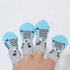 Anti-skid Paws Dirts Away Easy Washing Dog Cat Shoe Socks Pet Dog Socks Cute 4 pcs/set Indoor Soft Quality Cotton Warm DH0335