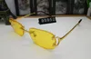 Francja sportowe okulary przeciwsłoneczne dla mężczyzn ekologicznie nowa moda mężczyzna kobiet szklane oprawki bez oprawek retro vintage złote okulary ramki buffalo okulary