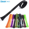 Fishing Rod Cover, 10Pcs/Set Sleeve Sock Pole Glove Protector Cover with Lanyard for Fly, Spinning, Casting, Sea