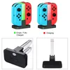 Base di ricarica per stazione di ricarica a LED per NS Switch 4 Controller Joy-Con Supporto per dock di ricarica 4 in 1 DHL FEDEX EMS SPEDIZIONE GRATUITA