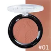 HANDAIYAN 6-color matte Blush Rouge nude cosmetic powder اشراق طبيعي يدوم طويل الأمد بودرة الخدود بودرة المكياج DHL free