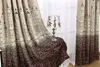 Fönsterbehandling slott modern gardiner silver stämpling tung tjock blackout gardin vardagsrum sovrum isolering gardin heminredning