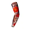 Moda-Naylon Elastik Sahte Geçici Dövme Kollu Açık Kol Kol Anti-UV Güneş Kremi Balıkçılık Sürüş Dövme Kol Çorap Elastik