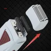 Macchina a testa calva Cordless Uomo Twin Blade Alternativo Rasoio a doppia testa Rasoio elettrico ricaricabile Dc Rasoi elettrici