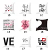 Valentine Day Kussensloop Love You Mr Mrs Letters Gedrukt Kussensloop Thuiskantoor Sofa Sierkussen Geval Liefhebbers Kussensloop