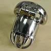 Metal Male Chastity Device Catheter Cock Cage Magic Lock Penis Ring Adult Sex Toys For Men