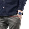 크리스마스 선물 고품질 손목 시계 남성 감시 남성 시계 블루 다이얼 스머프 18K 화이트 골드 워치 116619lb 40mm282v