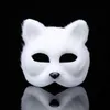 Fox Masks Animal Boy and Girl Half Gezicht Props Speelgoed Halloween Little Fox Mask 5 Kleur Party Cosplay Masker Halloween Kostuum Prop