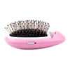 Portable Electric Ionic Hairbrush negativa joner Hårkam Brustad Hårmodellering Styling Hårborste6485512