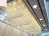사각형 금 가게 크리스탈 호텔 호텔 복도 파 샹들리에 KTV 클럽 홀 프로젝트는 고정 LED 램프를 홈 램프 MYY LED 조명