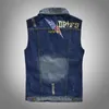 gilets en denim pour hommes vestes sans manches hip hop gilet streetwear printemps jeans gilet motard moto gilet bleu m l xl 2xl 3xl 4xl