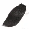 Brazilian Natural Black 120G 140G 160G 180G 200G Kinky Straight Virgin Remy Human Hair Extensions Clip In
