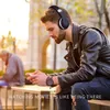 سماعات رأس بلوتوث 5.0 سماعات قابلة للطي لاسلكية فوق الأذن مع صوت ميكروفون باس هاي فاي وأسماعات بروتين الذاكرة الناعمة