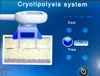 Cryo dubbele kin vetvries draagbare cryolipolyse machine thuis met 2 handvatten