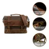 IMIDO Mens Messenger Bag 15 6 Inch Waterproof Canvas Leather Waxed Canvas Briefcase Vintage Leather Computer Laptop Bag Satchel1261n