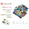 2019 Hot Sale Casual Men Socks Nya Strumpor Mode Design Plaid Färgglada Glad Business Party Dress Cotton Socks Man CJ191209