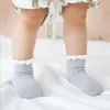 Детские носки Baby Boundest Raby Socks Младенец Летний Хлопок Дышащий пузырь рта Бнозы Мальчики Девушка Дом Повседневная Симпатичные Сплошные Носки Byp243