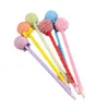 Söt Lollipop BallPoint Pennor för att skriva Kawaii Bending Ball Pen Stationery Office Canetas School Supplies Escolar