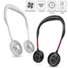 168 Mini Cool Fan Portable USB Rechargeable Fan Neckband Lazy Neck Hanging Dual Cooling Mini Fan for Daily Life with Retail Box