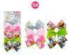 Jojo Siwa Bows Clip Set Accessoires pour cheveux pour filles enfants bébé ruban de Pâques coloré 5 pouces épingle à cheveux Boutique Barrettes chapeaux HC149