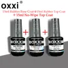 Oxxi gel nagellak dikke rubberen basis en top jas manicure hybride gel vernissen voor nagels UV semipermanent Gellak 15ml lak