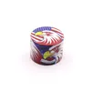 Colorful Banner Eagle Pattern Portable 50MM Smoking Herb Grind Spice Miller Grinder Crusher Grinding Chopped Innovative Design Tobacco Tool