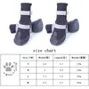 Botas de cão de inverno impermeáveis ​​sapatos refletivos de bota de neve para cães pequenos e grandes