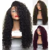 SHUOWEN Synthetic Hair Wigs JF3342 Curly Wavy Long 3 Colors Heat Resistant Glueless Pelucas 26 ~28 inches