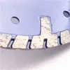 Hot Press спеченные Dry Stone Cutter 5 дюймов D125mm Защитные лезвия пилы Turbo алмазного сегмента с фланцем М14 10шт темы