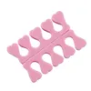 Nail Art Toe Separator Soft Sponge Form Toe Separators Finger Spacer för Manicure Pedicure Nail Tools HHA335