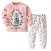 Kids Two Piece Sets Long Sleeve Pajamas for Kid 2Pcs Set Outfits Toddler Boys Underwear Little Girls Sleepwear Suits Pour Enfants 9844325