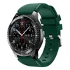 22 mm Gear S3 Frontier / Classic Watch Band, 22 mm Soft Silicone Man Watch Correa de pulsera de repuesto para Samsung Gear S3