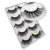 False Eyelashes 3D Mink Lashes 5 pairs SHIDISHANGPIN 100% Handmade Thick Natural Eyelash Extension Full strip Fake lash