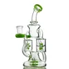 beaker Glass Water Pipes narghilè Bong Thick Oil Rigs Matrix Perc Dab Rig con mulini a vento perc Pipe Bong Wax